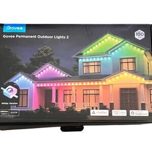 Govee Permanent Outdoor Christmas Holiday House Lights 2 100ft White